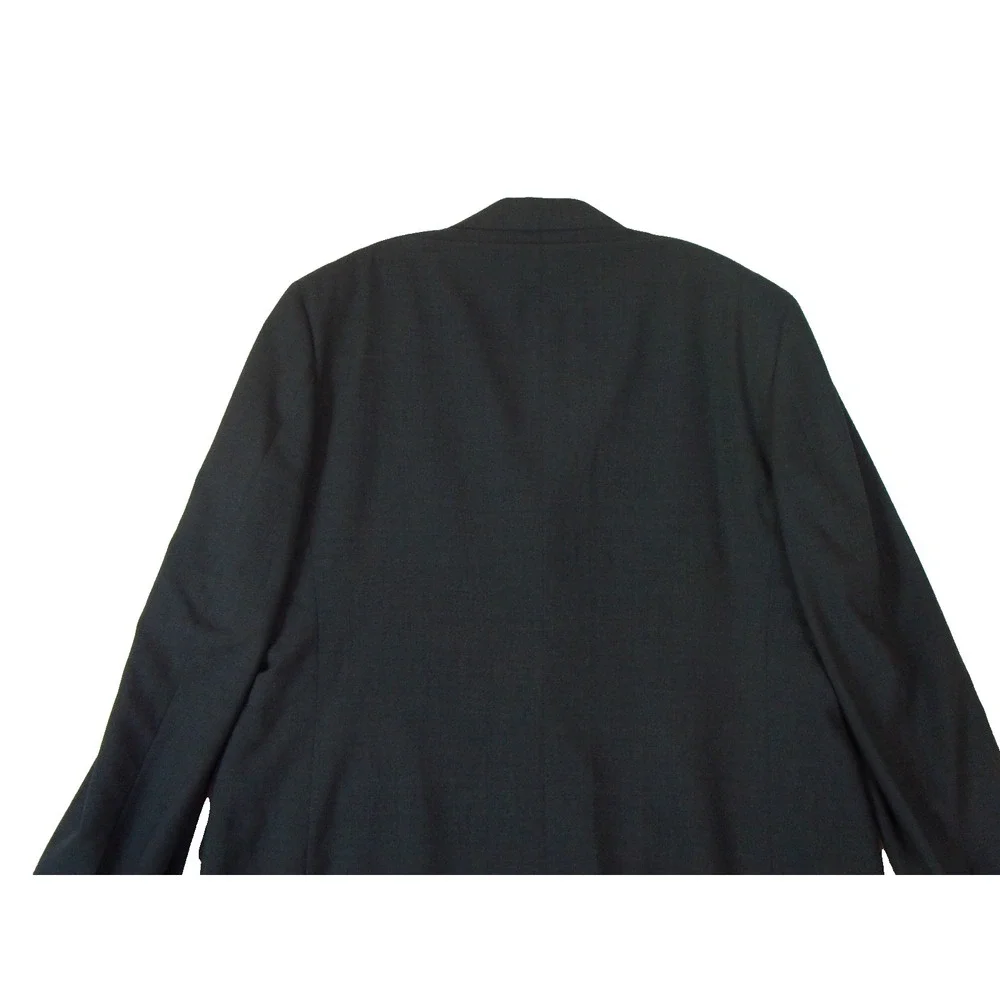 Brooks Brothers 100% Worsted Wool Blazer Jacket‎ Black Sz 43 L Union Made USA